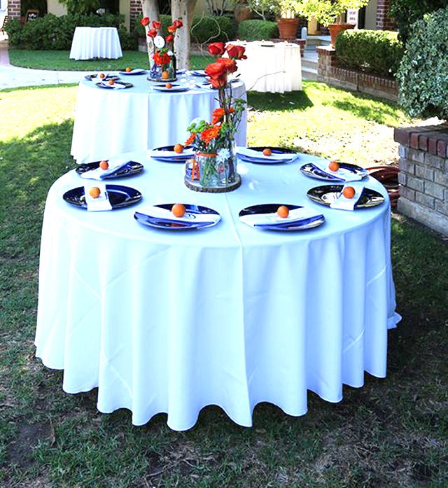Table arrangement for wedding 