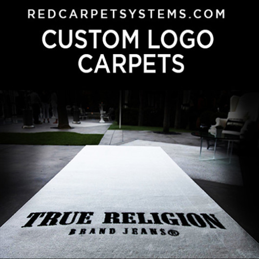 custom event logo carpet runners