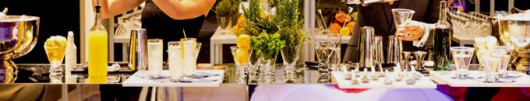 Mirrored Bar, Shelves and Table Rentals for Events - Red Carpet Systems