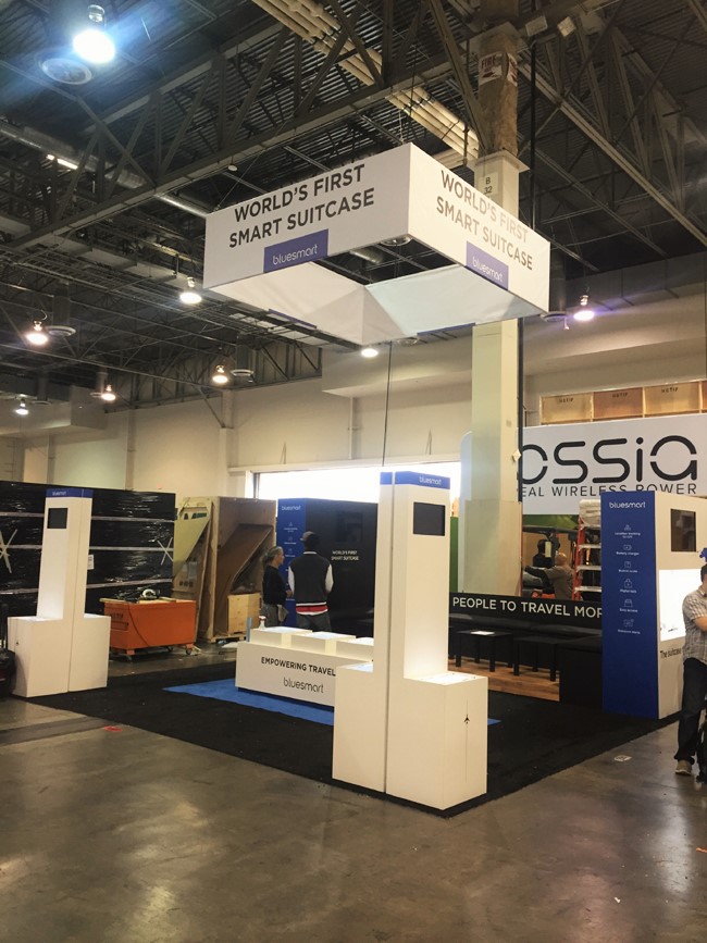 trade show exhibit production for bluesmart