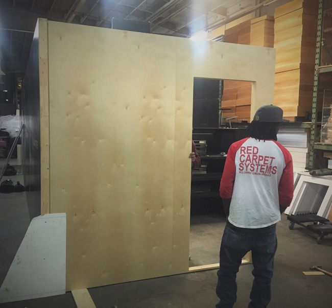 trade show booth walls install