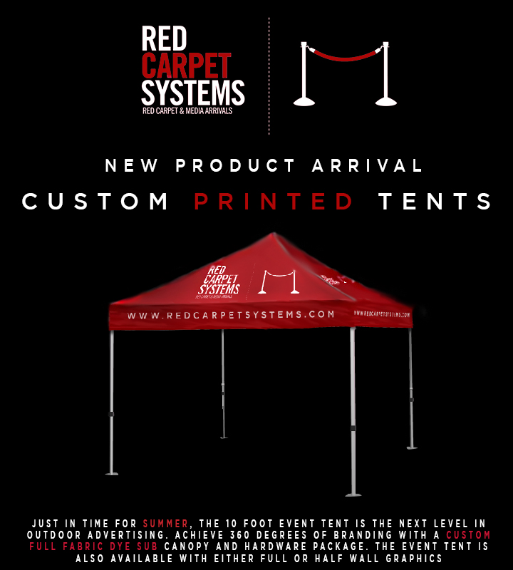 custom printed tents for events