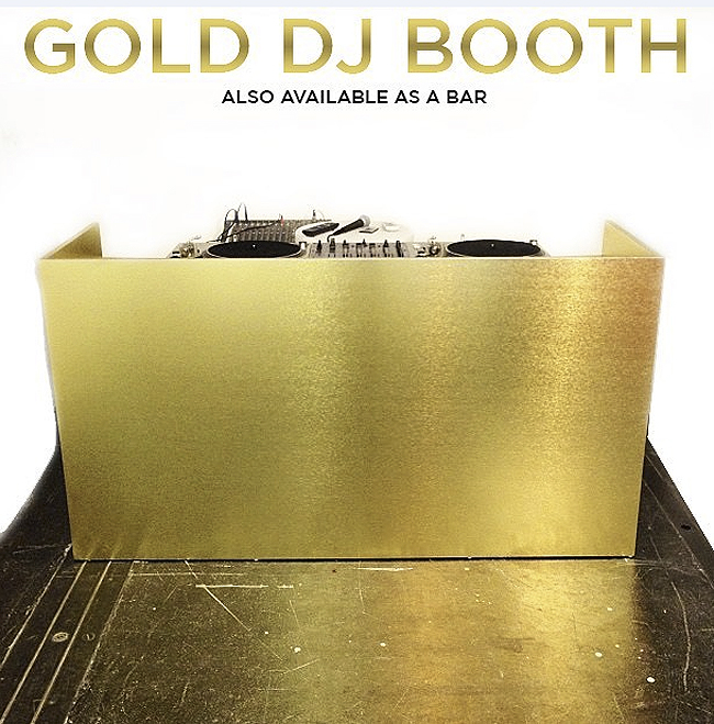 Gold DJ Booth