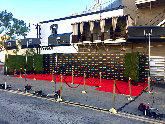 AACTA awards red carpet arrival in Hollywood