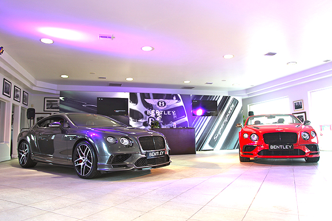 Bentley car showcase launch party