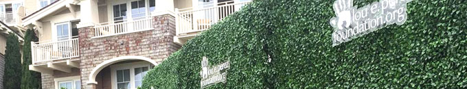 Branded Privacy Hedges for events