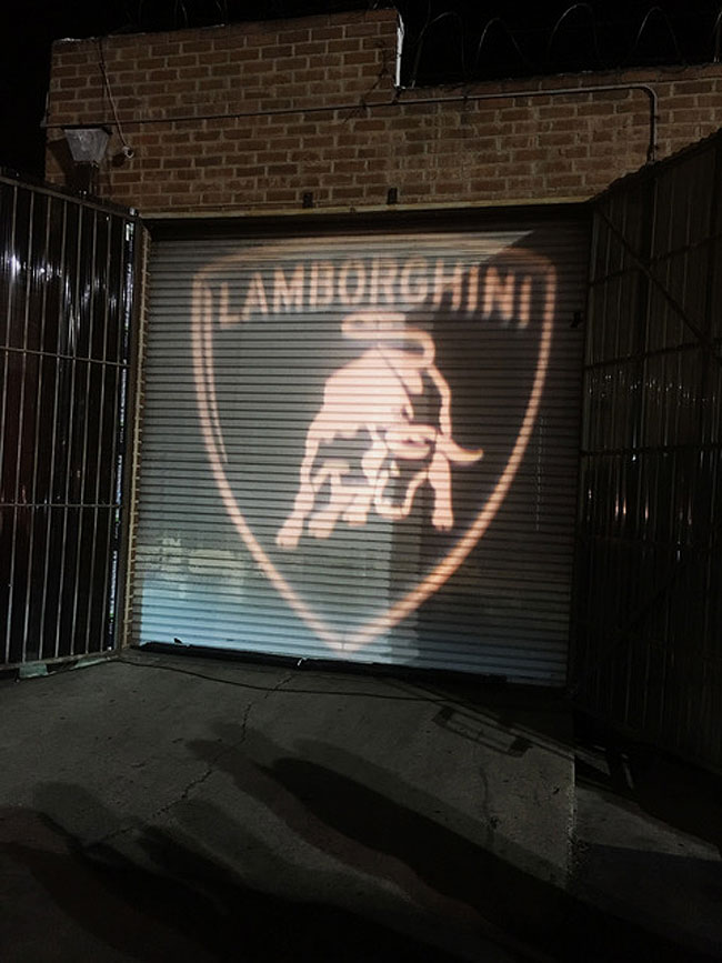 Lamborghini Gobo Light