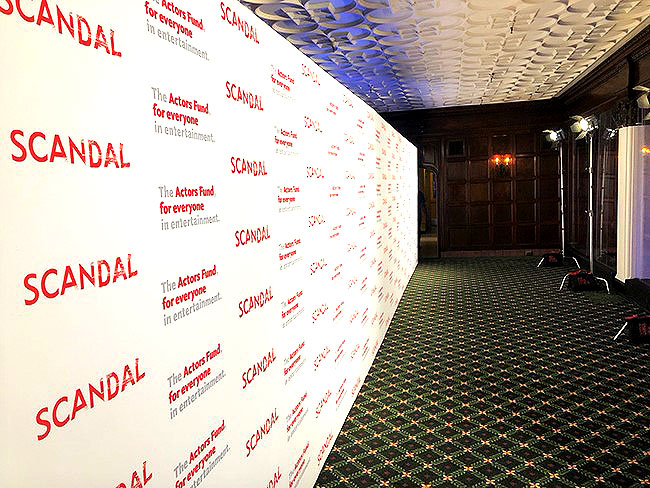 Scandal Premiere Step and Repeat