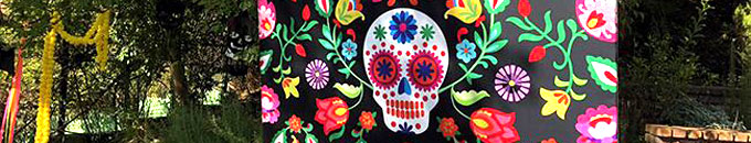 Day of the Dead Backdrop Rental