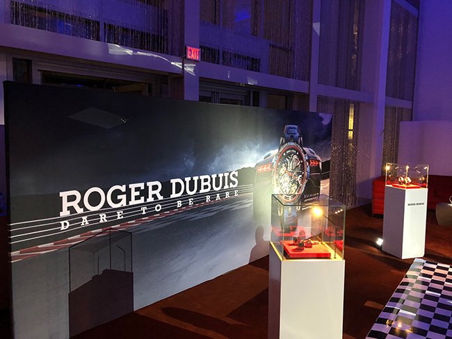 Branded Roger Dubuis banner