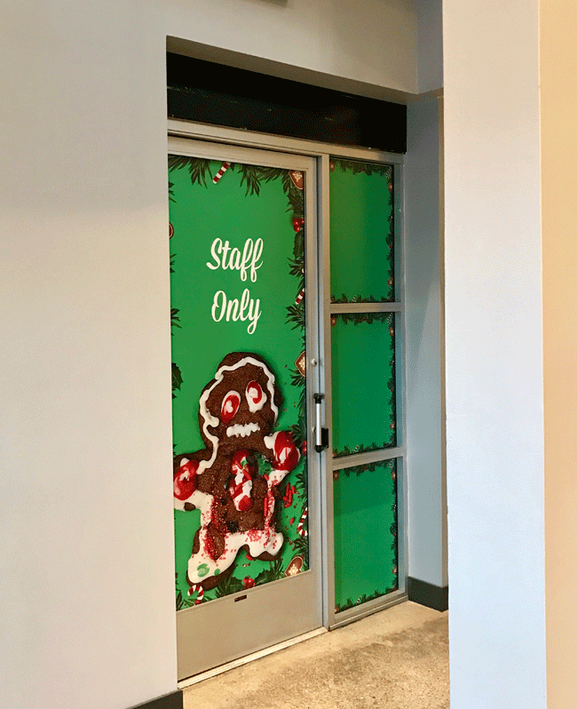 Christmas Door Decal