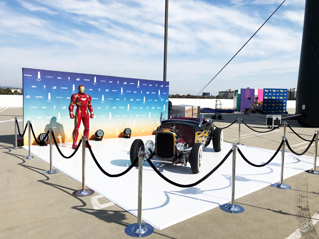 Iron Man with Step and Repeat