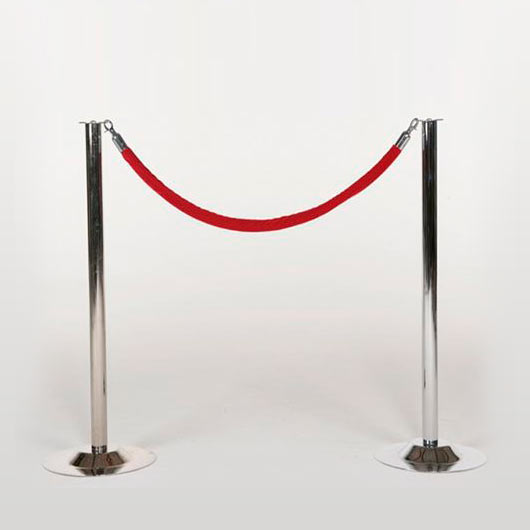 Velour Roping-Stanchion Rope and Chain, Party Rental