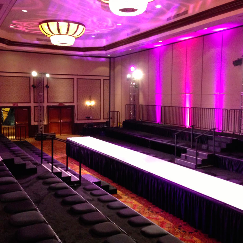 fashion show runway rental astroturf