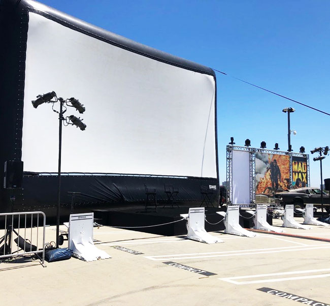 Drive-In Stage installation