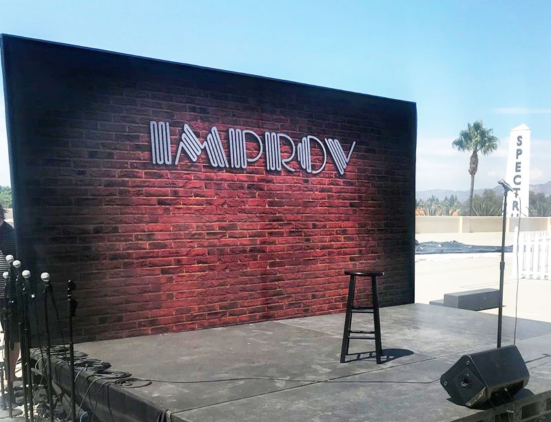 Improv Comedy Backdrop