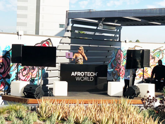 Afro Tech World Party Installation