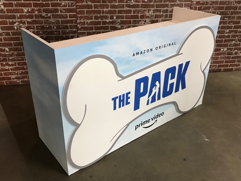 Amazon Prime's The Pack Wrapped DJ Booth