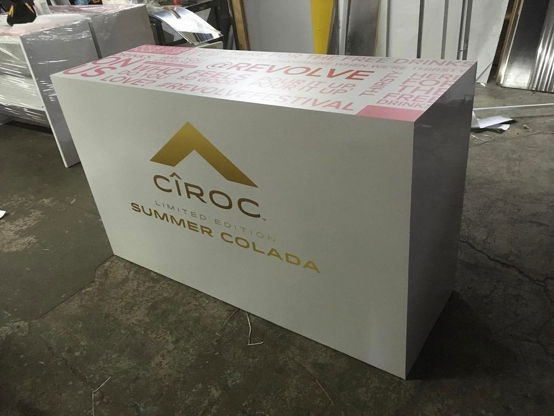 Custom Branded Ciroc Bar