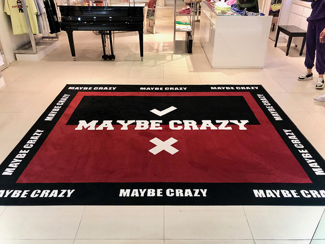 Maybe Crazy in store carpet