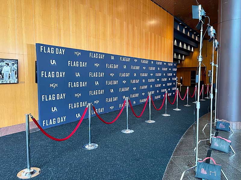 Flag Day Premiere Arrival Step and Repeat