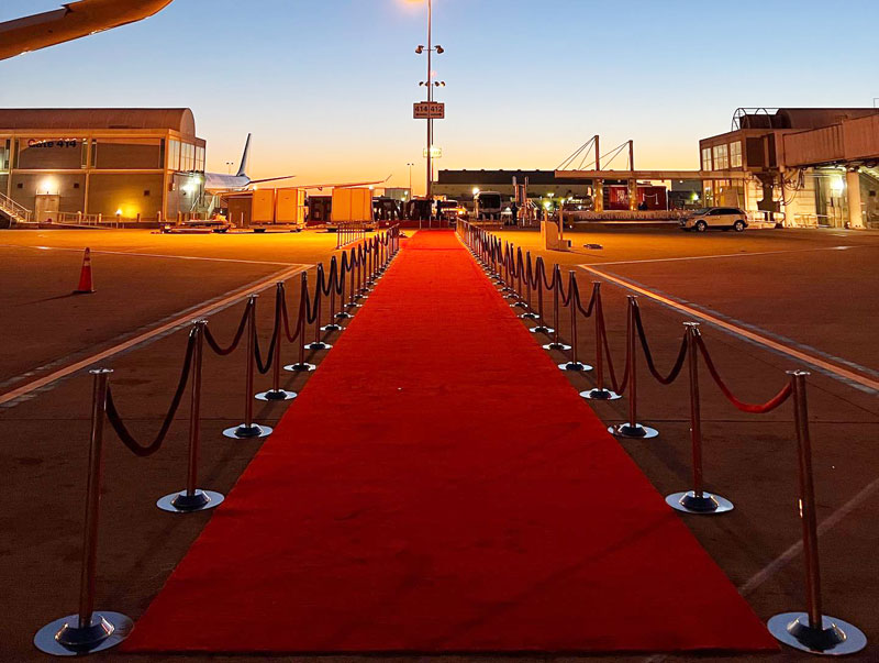 Beijing Winter Paralympics 2022 Send-Off Installation by Red Carpet Systems.