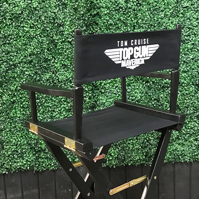 Tom Cruise Top Gun Maverick Personalized Director's Chair