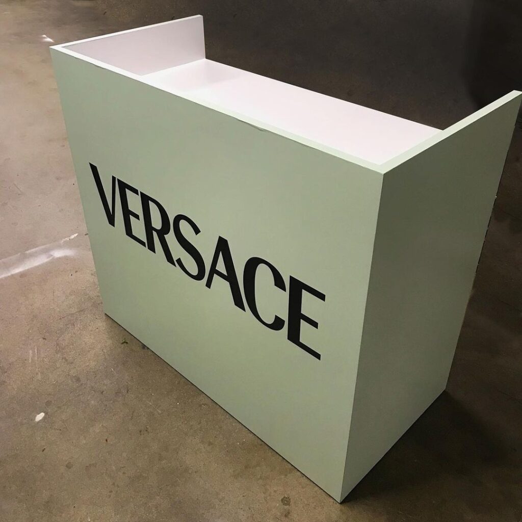 Versace Full Viny Wrap DJ Booth