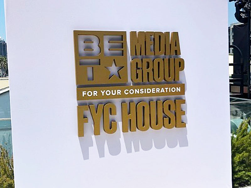 BET FYC House 3D Sign