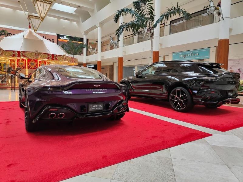 Luxury Cars Red Carpets at South Coast Plaza