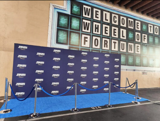 Jeopardy Blue Carpet Arrival