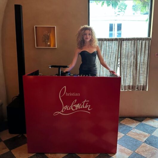 Branded DJ Booth Equipment