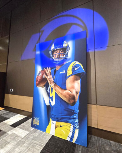 Los Angeles Rams Display Walls