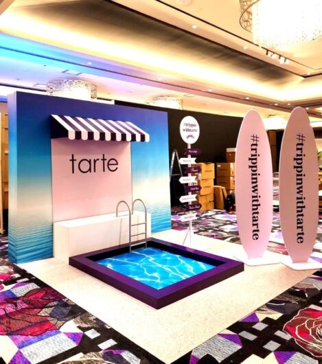 Tarte Cosmetics pop-up installation