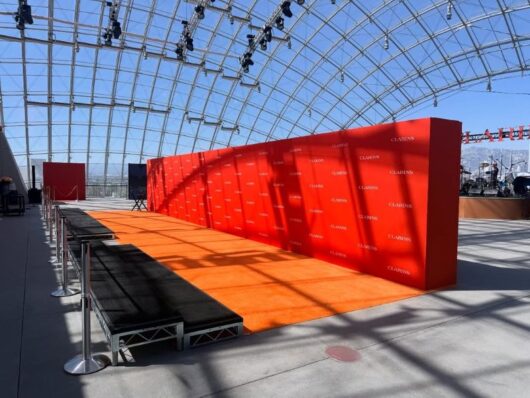 Clarins Night Of Extra Brand Activation Party Installation