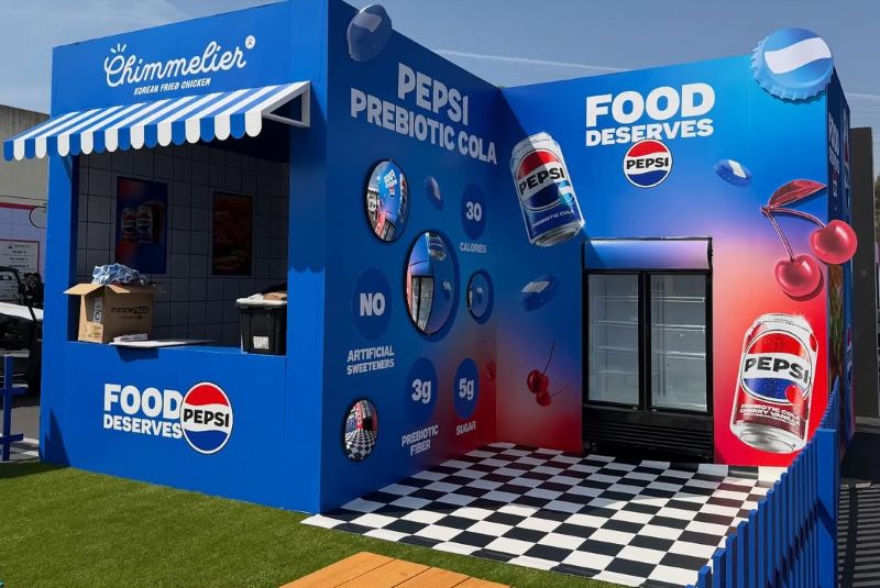 Pepsi Food Deserves Chimmelier kiosk