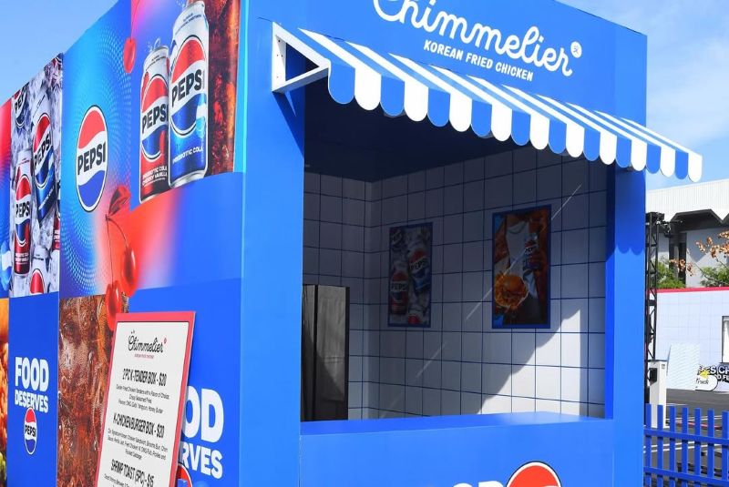 Pepsi Food Deserves Chimmelier Korean Fried Chicken Booth