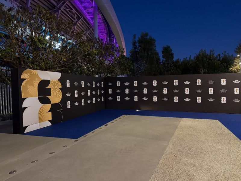 FIFA World Cup Step and Repeat Backdrop logo