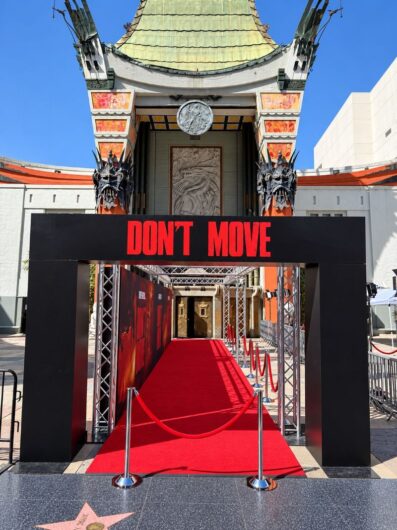 Don’t Move Red Carpet Premiere Arrival installation