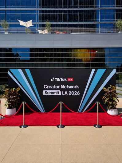 TikTok Live Creator Summit Red Carpet Backdrop